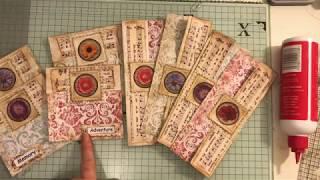 Lets make some pockets/tuck spots for journals  #Journalpockets