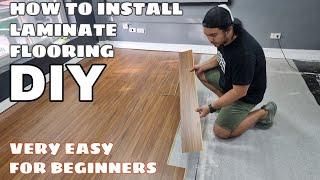 How to Install Laminate Flooring for the 1st time- Easy tips | Room Renovation