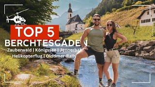 TOP 5 Berchtesgaden: Königssee, Zauberwald & Hintersee, helicopter flight, Alpine town & Jennerbahn