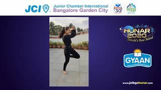 Participant No. 10132 - Chavi N | JCI BGC HUNAR 2020 - World's Best Talent