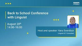 Конференція для вчителів англійської мови «Back to School Conference 2024» з видавництвом «Лінгвіст»