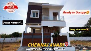 Ready to OccupyIndividual House for sale in Chennai Avadi