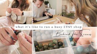 A Day In The Life Of An Etsy Shop Owner UK | Packaging, Creating, Behind The Scenes & Q&A