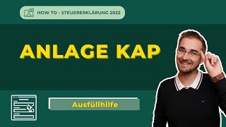 Anlage KAP ausfüllen | Steuererklärung 2022