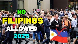 10 Countries Where Filipinos Aren't Allowed in 2025