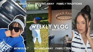 VLOG | starting over & moving? cheer mom life, new family traditions, mom guilt rant.