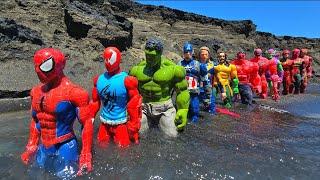 AVENGERS SUPERHERO STORY, HULK VS SPIDER-MAN, VENOM VS CAPTAIN AMERICA VS IRON MAN, MARVEL'S 101