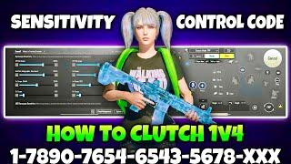 BGMI BEST  SENSITIVITY SETTINGS | BGMI SENSITIVITY CODE TODAY | BGMI ZERO RECOIL SENSITIVITY CODE.