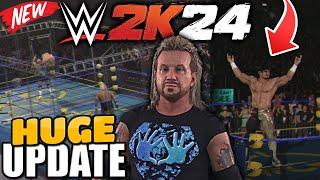 WWE 2k24 AMAZING NEW DLC ARENA [HUGE UPDATE]WCW Pack DDP side by side comparison is UNREAL