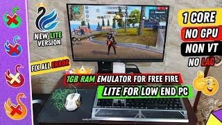 NEW LITE BEST EMULATOR FOR LOW END PC - 1GB RAM NO GRAPHICS CARD | SMART GAGA BEST LITE VERSION