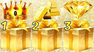 Escolha seu presente  Choose Your Gift Gold  Elige Tu Regalo de Oro 