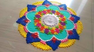 Rangoli design for daily / rangoli by Jyoti Rathod #82