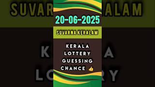 20/06/2025 SUVARNA KERALAM kerala lottery guessing #luckynumber
