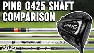 PING G425 Driver Shaft Options | Trackman Test and Comparison