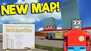 BRAND NEW LEGO CITY MAP UPDATE! - Brick Rigs Roleplay Gameplay - New Bricksville Map