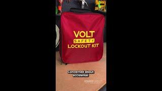 Protect yourself and your team with this Volt Safety medium Lockout Kit!️