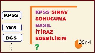 KPSS SINAV SONUCUNA NASIL İTİRAZ EDİLİR ?