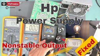 Hp PS 4241 9HA Power Supply Repair || Missing Standby Voltage || Fluctuating Output