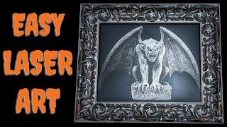 Amazing Scratch Paper Art using a Cheap Desktop Laser Engraver - Ortur Laser Master 2