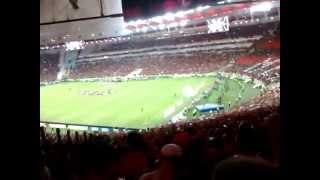 Entrada do Flamengo vista pela N12 - Final da Copa do Brasil 2013