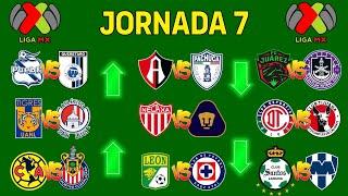 JORNADA 7 LIGA MX APERTURA 2024