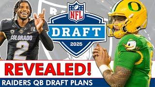 Raiders QB Draft Plans REVEALED & They Might Shock You…