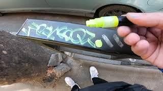 Graffiti review with Wekman Green Grog Cutter 8 мм