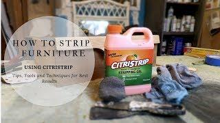 How To Strip Furniture Using CitriStrip