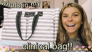 WHAT'S IN MY CLINICAL BAG 2021 | physical therapy school