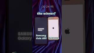 Test Boot iPhone 6 vs Samsung Galaxy A05