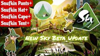 Snufkin Outfits is so cute! Sky beta new update | Tent prop, Snufkin Outfit | Sky Cotl x Moomin