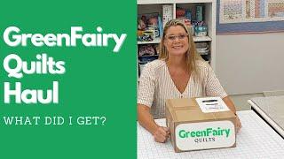 Exciting Green Fairy Quilts Haul and Upcoming Projects! Beginner Quilt tutorials.