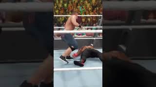 John cena vs roman reigns. Special moves from top of ladders. #johncena #wwe2k23creations