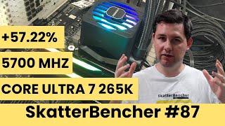 Core Ultra 7 265K Undervolt & Overclock to 5700 MHz | SkatterBencher #87