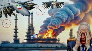 SECONDS-2 ISRAEL'S BANKRUPTCY! 50 Newest Iranian Fighter Jets Destroy Israel's Largest Oil Refinery