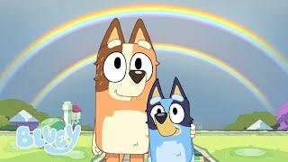 A Double Rainbow  | Rain - Series 3 | Bluey