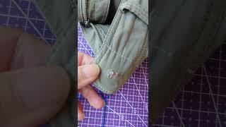 Put Snap Back Onto Pants 02 / Fixing Snap Falling Out of Pants / Genuine 32 / Jamming for Support