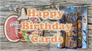 Happy Birthday Cards / Handzy Craft / Pumpkin card/ Castle card