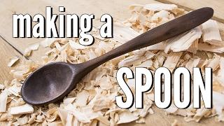 Carving a Wooden Spoon