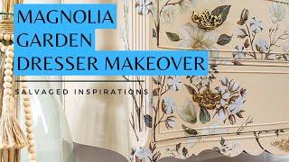 Magnolia Garden Dresser Makeover