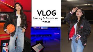 BOWLING & ARCADE W/ FRIENDS | VLOG | HUMNA NAEEM