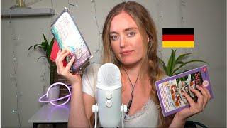 [ASMR Deutsch] Whispering Reading German WW2 Manual for Soldiers and German Baking Cookbook 