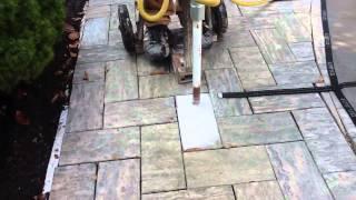 Wet Diamond tipped core drilling to install a swimming pool