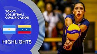 Argentina vs. Venezuela - Highlights | CSV Women's Tokyo Volleyball Qualification 2020