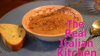 How to make Lentil Soup Tuscan Style - Real Italian Kitchen