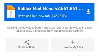 Roblox Mod Menu 2.651.841 Free Robux & Shopping | Fly, Speed & Unlimited Robux (2024)