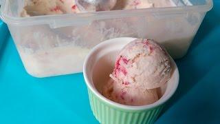 草莓冰淇淋食譜–不需機器 Strawberry Ice Cream Recipe–no machine