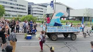 Manif "De l'eau, pas des puces" contre STMicro, la microélectronique et la "vie connectée" (1)