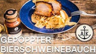 Gepoppter Bier-Schweinebauch mit Magic Dust  - Ankerkraut würzt