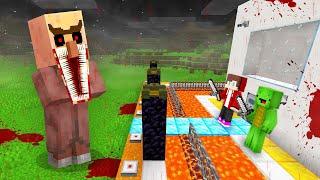 JJ & Mikey Security House vs SCARY VILLAGER in Minecraft - Maizen